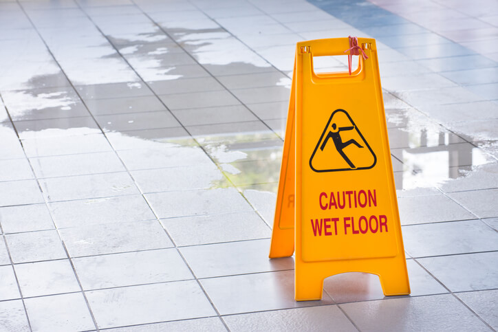 Slip and Fall sign