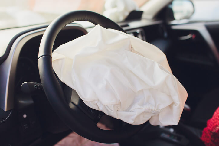 Airbag in the car